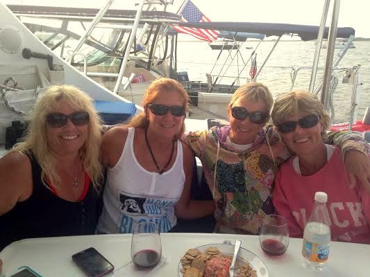 Women Who Sail gathering on YOLO