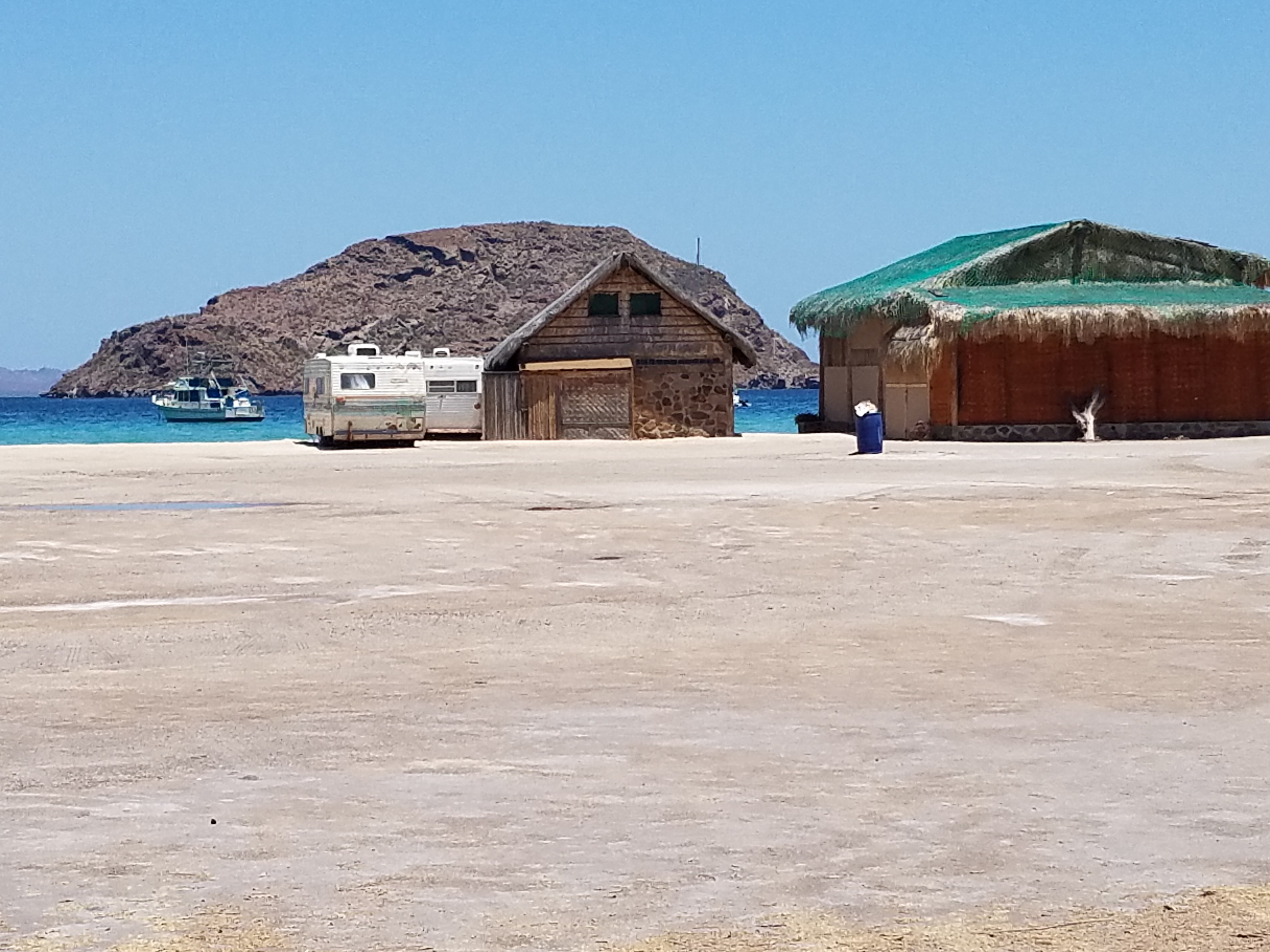 Camping spot on Sea of Cortes