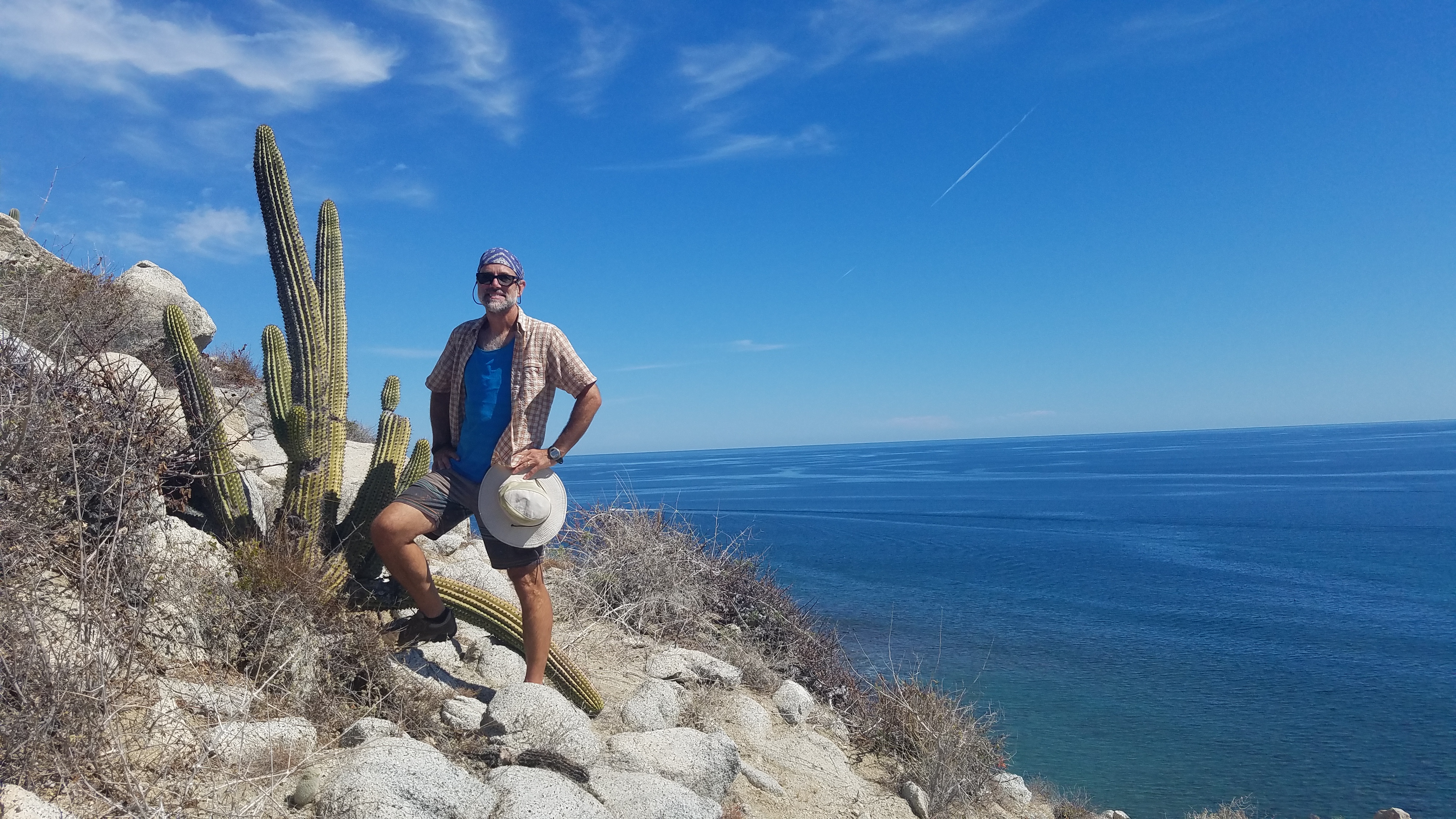 Hiking up Cerro Los Frailes