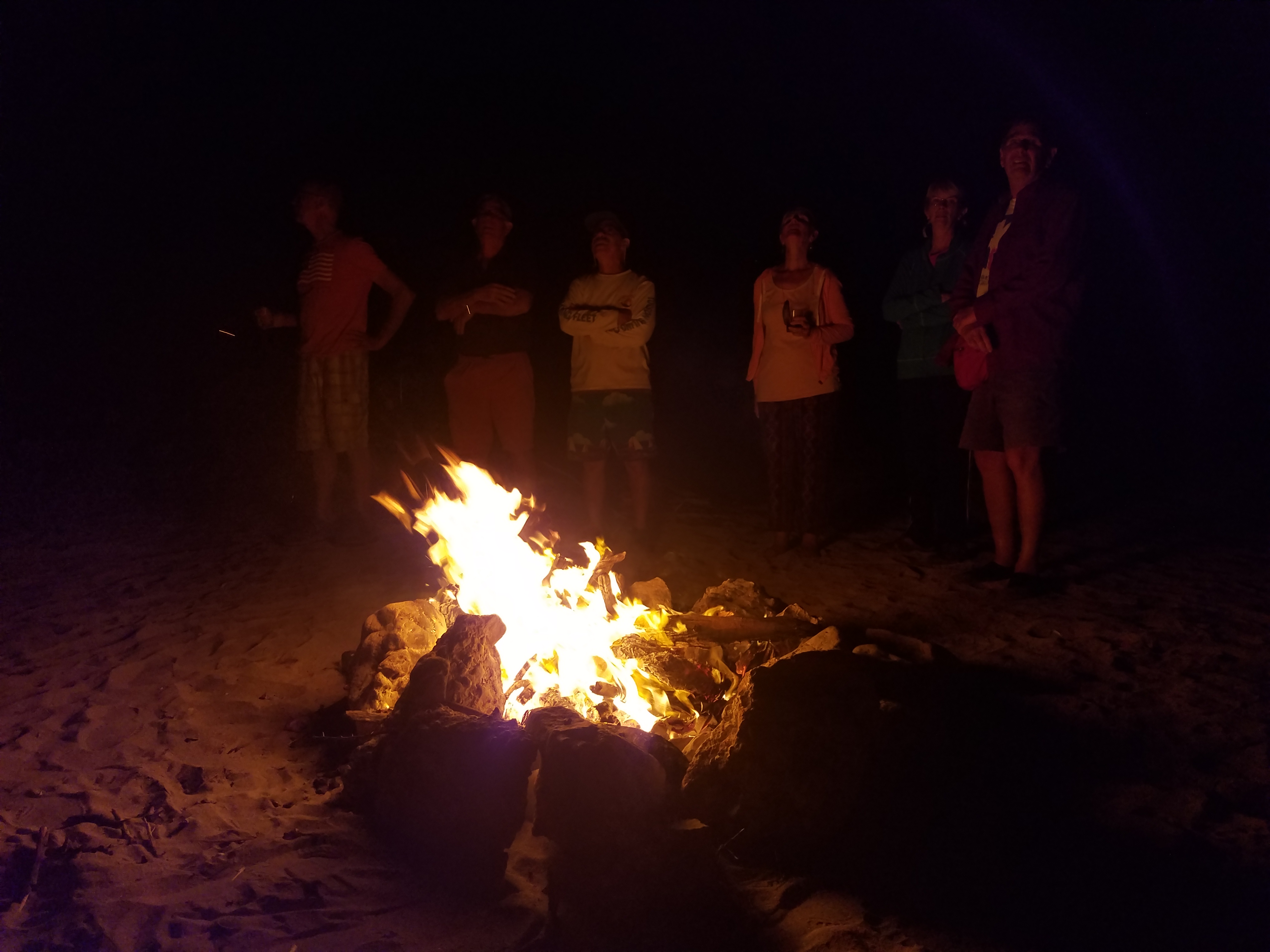 Bonfire on San Juanico