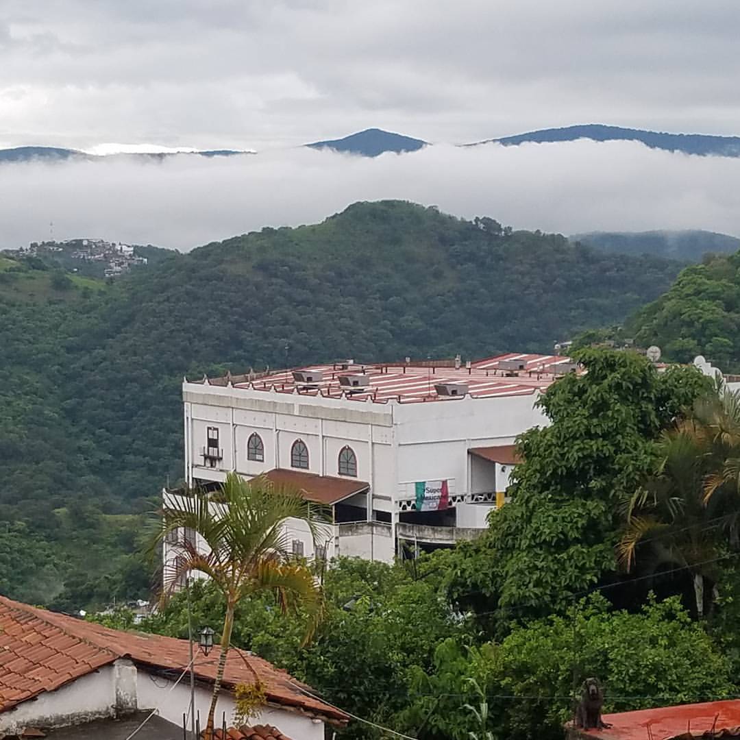 Foggy mountains in Taxco